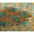 thumbnail image 4 of oneOone Viscose Chiffon Fabric Leaves & Floral Block Print Fabric BTY 42 Inch Wide, 4 of 4