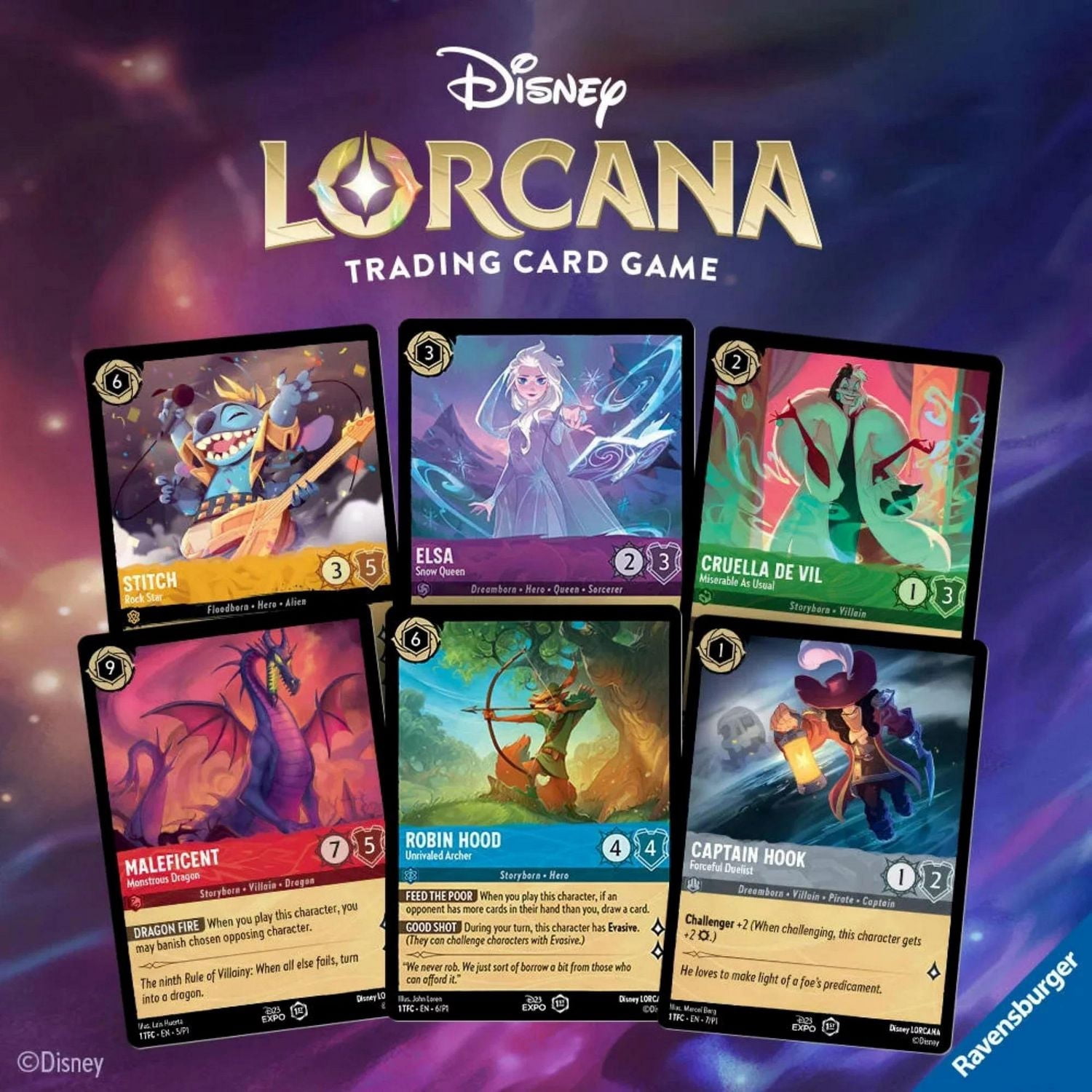 Ravensburger Disney Lorcana Trading Card Games: The First Chapter Starter Deck - Amber & Amethyst