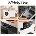 thumbnail image 3 of Stainless Steel Stove Cover, Stove Guard, Kitchen Stove Filler, Stove Trim Kit,Adjustable Length 13.8 Inch to 27.6 Inch, 3 of 6