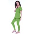 thumbnail image 2 of Moomaya Ensemble de Nuit pour Femmes Pyjama en Coton Tenue de Sommeil 2 Pcs Chemises de Nuit, 2 of 7