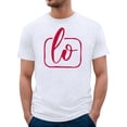 thumbnail image 2 of T-shirts Assortis pour Couple de la Saint-Valentin à Imprimé de Lettres, Légers, Col Rond, Manches Courtes, T-Shirts Classiques, Coupe Ample, Confortables et Doux, Tenue de Vacances pour Mari et Femme, Vêtements, Blanc, G, 2 of 5