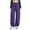 Purple, variant on Fall Savings! SROBPTY Womens Sports Pants, Ladies' Solid Color Csual Versatile Waterproof and Windproof Outdoor Sports Pants Long Pants Black, XXL