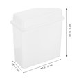 thumbnail image 3 of 1 Set Laboratory Microscope Slides Staining Rack Plastic Slides Staining Jar Storage Slides Rack, 3 of 8