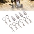 thumbnail image 1 of 4 Pcs Support de Poteau de Voiture RC Stable Haute Résistance Argenté pour MJX 1/14 14301 14302 RC, 1 of 8