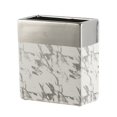 thumbnail image 1 of Vase en Céramique Moderne Chic Argent et Blanc, 1 of 1