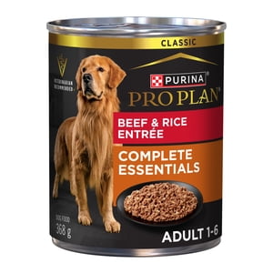 Purina Pro Plan Complete Essentials Beef & Rice Entrée, Wet Dog Food 368 g