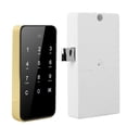 thumbnail image 3 of Keyboard Access Control Smart Keyless Digital Lock, Easy To Operate Password Cabinet Lock, Locker Factory Gym Residence Community For File Cabinet Gold,Silver, 3 of 8