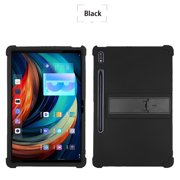 Case For Lenovo Tab P12 (TB370FU) 12.7 inch Tablet Safe Shockproof Silicone Stand Cover Black