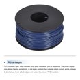 thumbnail image 3 of Uxcell 22AWG Stranded Wire Hookup 30M/100ft Blue, Electrical Wire UL1007 Spool, 3 of 6
