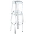 thumbnail image 3 of Compamia Fox 26' Polycarbonate Patio Counter Stool - Set of 1, Clear Transparent, 3 of 3