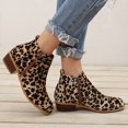 thumbnail image 1 of Cameland Chaussures Confortables pour Femmes Chaussures pour Femmes à Imprimé à Fermeture Éclair à Talon Bas Chaussures Décontractées Confortables, 1 of 9