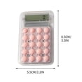 thumbnail image 2 of Classroom Supplies, Basic Standard Calculators Mini Digital Desktop Calculator With 8-Digit LCD Display. Calculator Pocket Size For Home School , School Gifts, 2 of 2