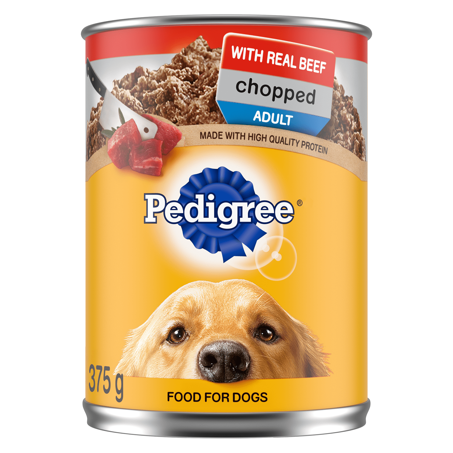 Pedigree Chopped Adult Wet Dog Food With Real Beef