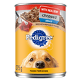 thumbnail image 1 of Pedigree Chopped Adult Wet Dog Food With Real Beef, 1 of 14