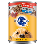 Pedigree Chopped Adult Wet Dog Food With Real Beef