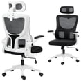 thumbnail image 1 of Vinsetto Mesh Office Chair with Adjustable Headrest, Lumbar Support, Black, 1 of 10
