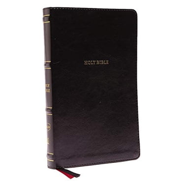 NKJV, Thinline Comfort Print Bible (4013BK - Black Leathersoft)