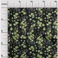 thumbnail image 2 of oneOone Rayon Green Fabric Floral Craft Projects Decor Fabric Printed By The Yard 56 Inch Wide, 2 of 4