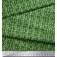 thumbnail image 2 of Soimoi Green Cotton Voile Fabric Triangle Geometric Print Fabric by Yard 56 Inch Wide, 2 of 3