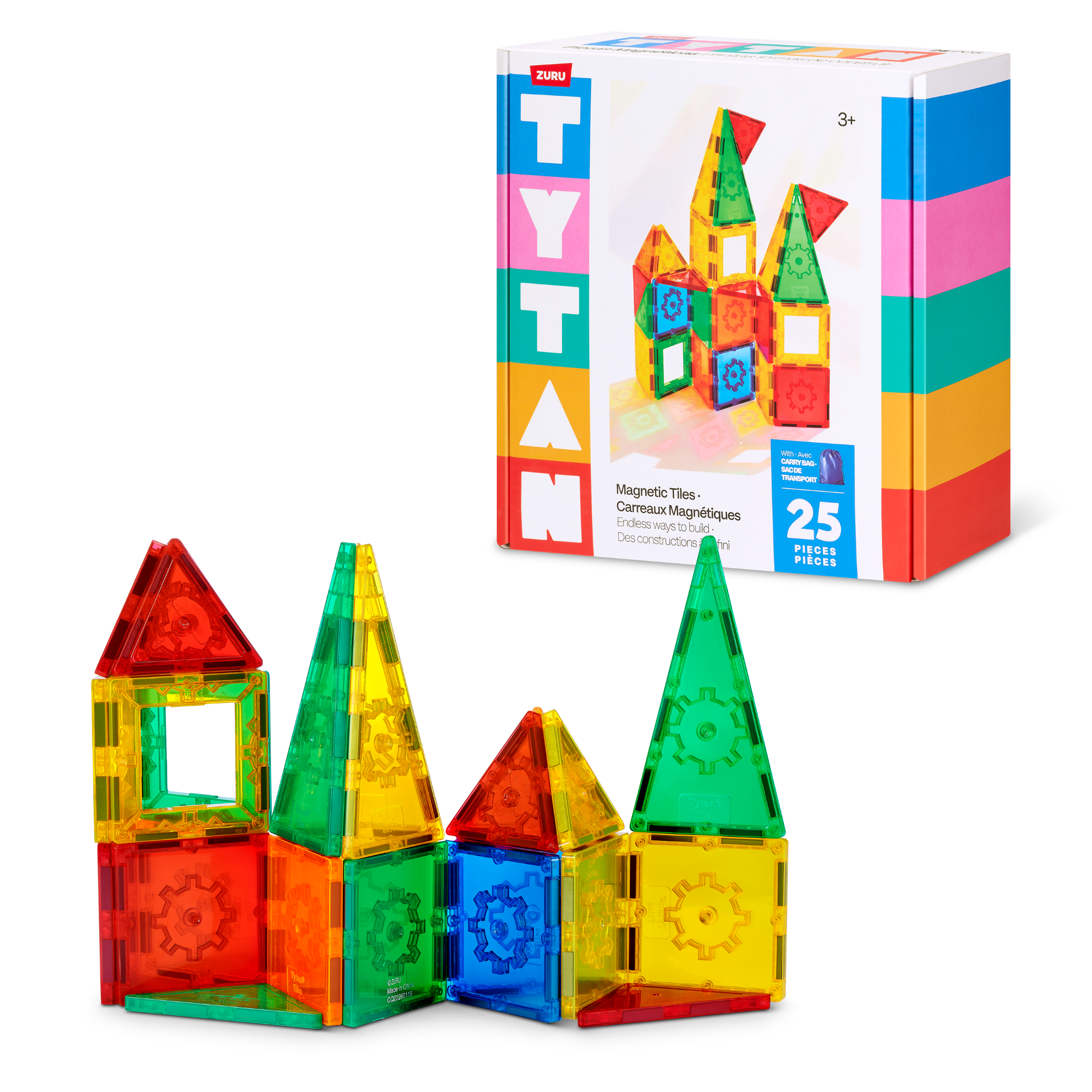 Jeu de construction magnétique TYTAN de 25 pièces par ZURU