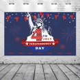 thumbnail image 4 of Independence Day Decoration, Independence Day Flag Polyester Hanging Cloth Background Banner Decoration 90*150Cm/35*59 Inches, Flags_ Banners & Accessories, 4 of 5