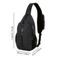 thumbnail image 3 of LSLJS Crossbody Sling Backpack Sling Bag Travel Hiking Chest Bag, Chest Pack, 3 of 7