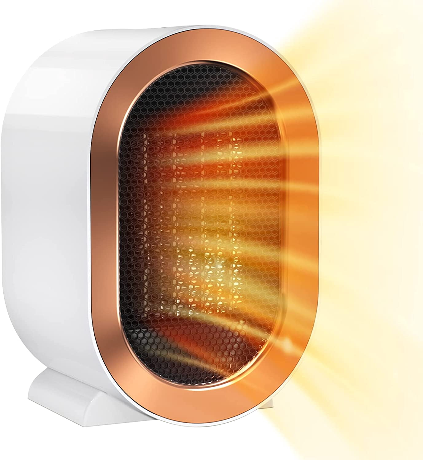 Jinsinto Space Heater,（White）Portable Heater Space Heaters for Indoor Use 1200W/800W Quiet Electric Desk Heater Ceramic Small Heater