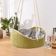 thumbnail image 3 of Breathable Pet Cage with Metal Hooks Rattan Woven for Cats Rabbits Small Dogs Durable Scratch-Resistant Easy Install Washable Reusable, 3 of 4