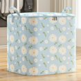thumbnail image 1 of MesaSe [] Clothes Quilts Storage Bag  Wardrobe Sorting Storage Box  Portable Storage Bag Zipper Storage Bag  Double Zipper Closure and Reinforced Handle Light Blue 150L, 1 of 6