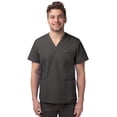 thumbnail image 1 of Sivvan Unisex V-Neck 3 Pocket Scrub Top (Available in 15 Colors), 1 of 7