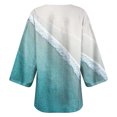 thumbnail image 4 of Nouveaux Hauts pour Femmes 2023 Grande Taille Mode Femme Col Rond T-Shirt Manches Longues Blouse Imprimée Automne Chandail en Molleton Manches Longues pour Femmes, 4 of 5