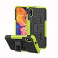 thumbnail image 1 of Samsung Galaxy A10e Green Case Shockproof Heavy Duty Tough Kickstand Protective Rugged Case Cover, 1 of 5