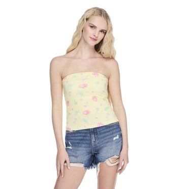 No Boundaries Women's Graphic Tube Top