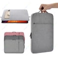 thumbnail image 2 of Handbag Sleeve Case for Samsung Galaxy Tab A9 Plus 11 Inch S9 FE 10.91 S9 S8 S7 11'' Tablet Storage Bag Pouch Cover with Pockets Light Grey A9 Plus 11 Inch, 2 of 6