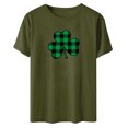 thumbnail image 4 of QIPOPIQ T-Shirts à Manches Courtes pour Femmes à Col Rond St. Patrick's Day T-Shirts Shamrock T-Shirt Vert Hauts St Patricks Day T-Shirts T-Shirt Ample T-Shirts de Vacances T-Shirts Graphiques Aubaines, 4 of 4