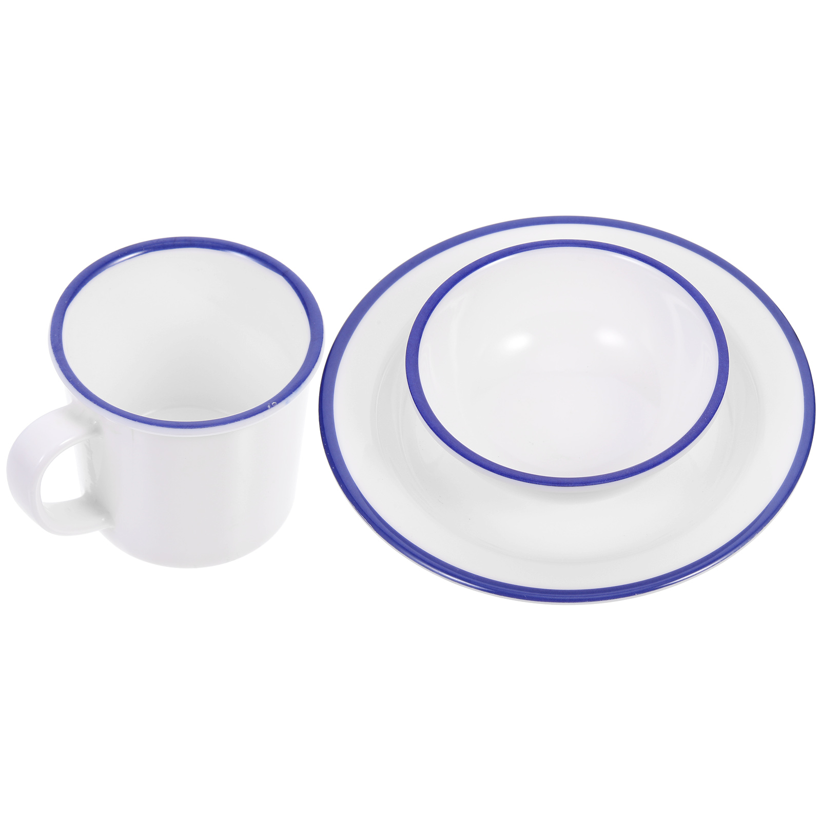 1 Ensemble de Bol Rétro Bol Bol Tasse à Boire Ménager Bol Assiette Vaisselle de Cuisine