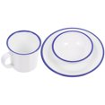 thumbnail image 1 of 1 Set of Retro Bowl Dish Bowl Household Drinking Cup Kitchen Bowl Plate Kitchen Tableware, 1 of 8