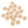 thumbnail image 3 of pitrice 20 Pieces Silk Rose Flower Head Bud DIY Craft Wedding Decor Beige, 3 of 9
