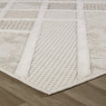 thumbnail image 3 of Rug Branch Maison Modern Indoor Area Rug, Cream Beige, Geometric - Living Room, Bedroom, Dining Room, and Kitchen, 3 of 5