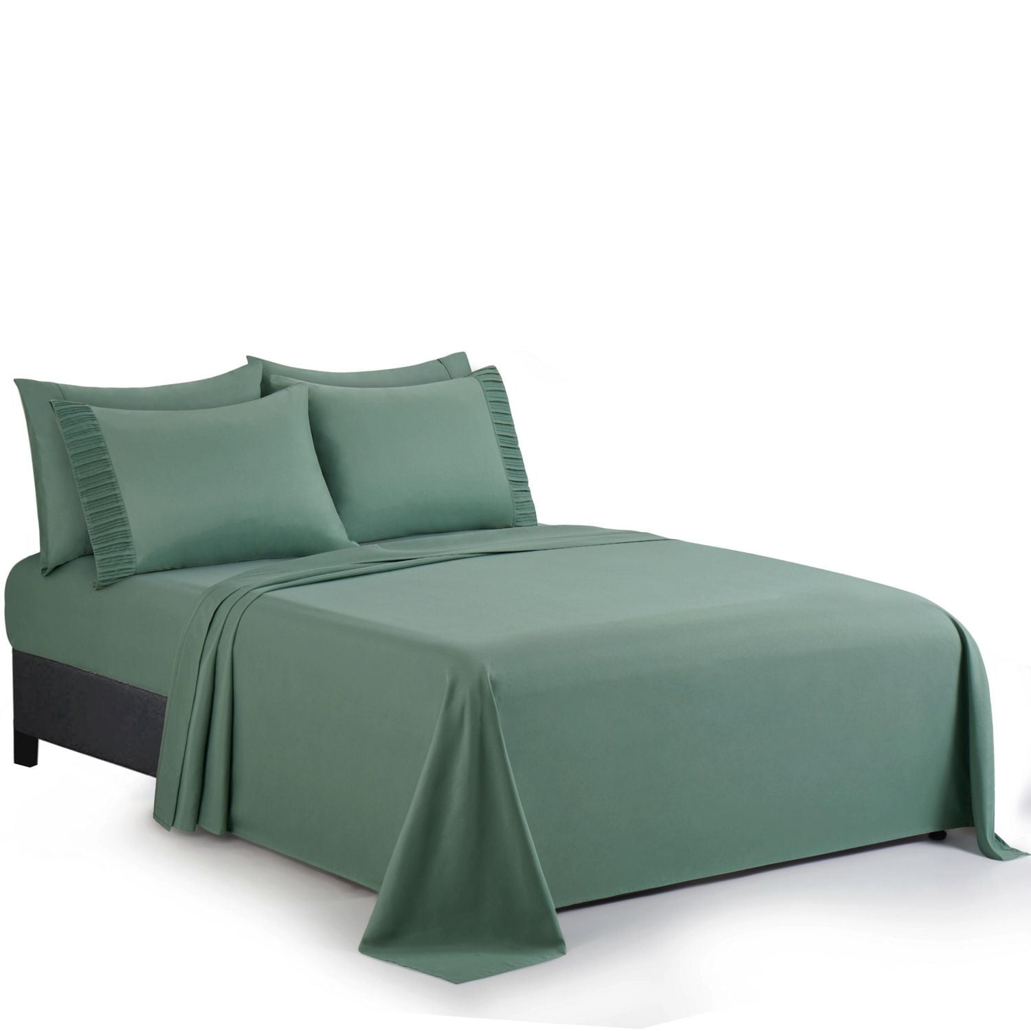 Marina Decoration Ultra Soft Silky Deep Pocket Solid Rayon from Bamboo Bedding All Season Sheet Set