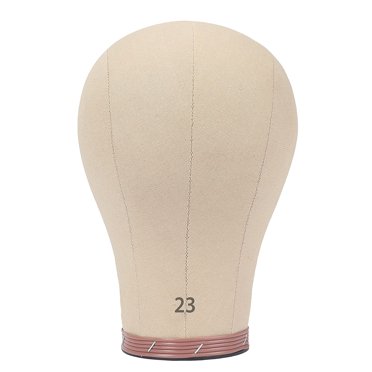 Wig Head Decorative Head Canvas Head Cork Wig Sewing Mannequin Head Wig Head Canvas Block Head Wig Making 23 "(58.5cm)