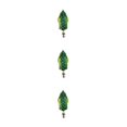 thumbnail image 1 of QualitChoice 1/2/3/5 Fish Lure Artificial Bait 8cm Workmanship Compact Size No Burrs Exquisite Rotating Lures Fishing Tackle Dark Green 3PCS, 1 of 6