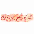 thumbnail image 1 of Dice&# Jeux de dés Métalliques LIC681 Flash 44; Rouge - Ensemble de 7, 1 of 3