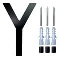 thumbnail image 2 of House Letters for Outside House Numbers and Letters for Outside Modern Floating Acrylic Decorative House Letters with Nail Kit Easy To Install Door Address Letters for Home Garden Office Apartment, 2 of 3