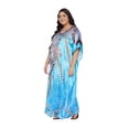 thumbnail image 4 of Robes Caftans en Satin de Polyester pour Femmes Grande Taille Longues Maxi Kimono Caftans pour Dames, 4 of 6