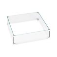 thumbnail image 1 of Hiland AWS-SQ22 Pare-Vent Carré en Verre pour Foyer, Carré, Transparent, 1 of 8