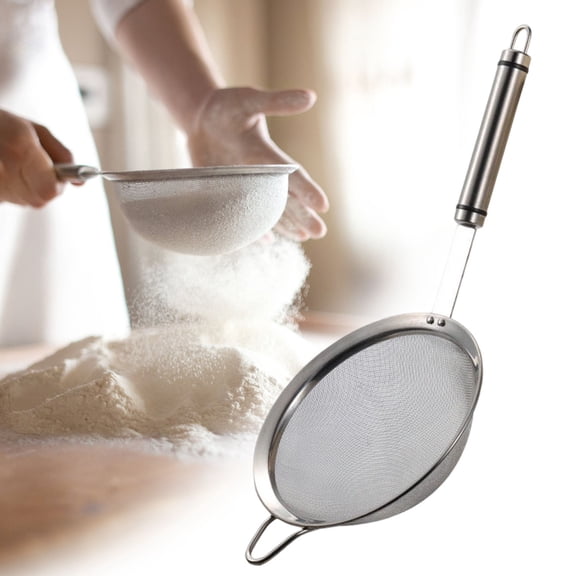 Stainless Steel Filter Screen Fine Household Juicer Filter Screen Kitchen Spoon
