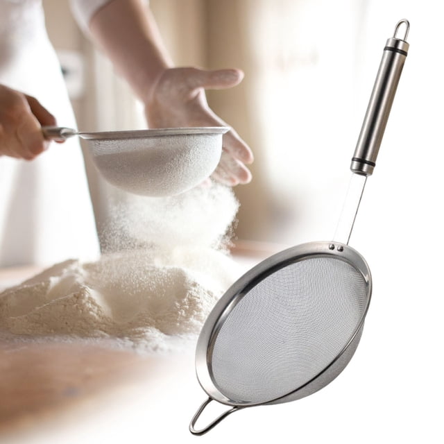 Stainless Steel Filter Screen Fine Household Juicer Filter Screen Kitchen Spoon