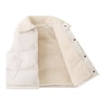 thumbnail image 1 of FAOWME 2025 Winter Children Vest Lamb Coat Beige 7-8 Years, 1 of 6