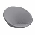 thumbnail image 1 of Round Saucer Chair Slipcover Polyester Fiber Moon Chair Cover for Grey, 1 of 8
